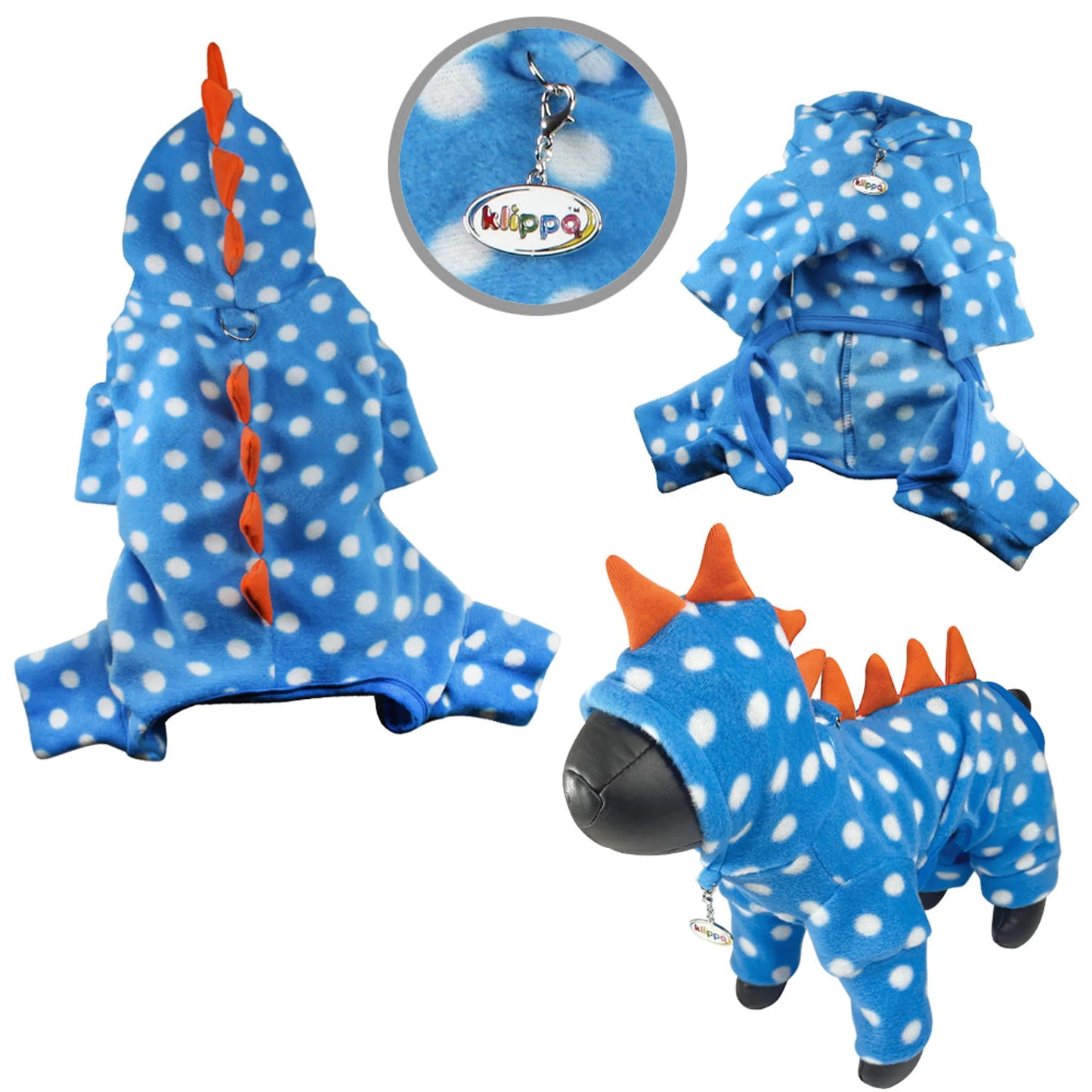 PIJAMA POLAR DINOSAURIO LUNARES